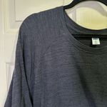 Old Navy Plush Knit Elbow Sleeve Sweatshirt Top Plus Size 3X Charcoal Gray Photo 1