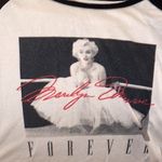Marilyn Monroe ✨ Unisex  Forever Charcoal/Black Raglan Baseball T-Shirt ✨ Photo 2