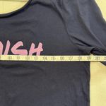 Victoria's Secret  Black Chemise with Pink Crush Design Photo 3