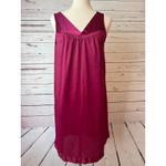 Vanity Fair Nightgown gown Medium Satin 30-107 Nylon Floral Embroidered Vintage Photo 5