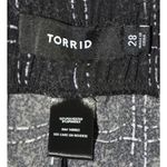 Torrid Wide Leg Women's Black Purple Plaid Windowpane Career Pants Plus Size 28 Photo 5