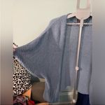 Vince Camuto  OS light blue open front short‎ sleeved cardigan B4 Photo 1