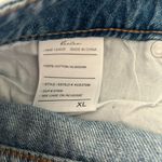 Kacan distressed blue Jean mini western skirt Size M Photo 4