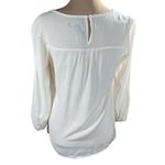 Gap Factory Popover Top Tunic Cream Long Sleeve Size XS Extra Small Photo 2