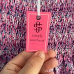 Simply Southern Paisley Flared Patterned Purple and Pink Blouse Sz XL NWT Photo 4