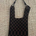 LASTFRAME Leather Trim Tote Bag Photo 1