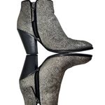 Giuseppe Zanotti  Metallic Leather/Suede Ankle Boots Photo 2