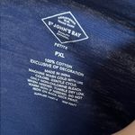 st. john's bay  Dark Blue Top with Light Embroidery Photo 1