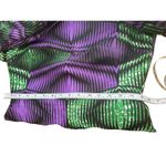 TribalbyN Purple Green African Print Crop Back Zip Size S Dress Photo 5
