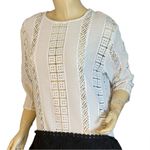 Endless Rose BLACK & WHITE COLOR CONTRAST BLOCK LACE DRESS (M) Photo 6