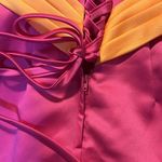 Alfred Angelo  Pink and Orange strapless gown, size 2 C30 Photo 6