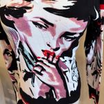 Love Sex Face Art Sweater Lightweight V Photo 1