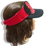 Disney  Minnie Mouse Red and Black Polka Dot Bow Cap Photo 3