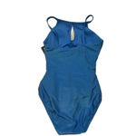 Ellen Tracy Women's Standard One-Piece Swimsuit Bathingsuit with Neck Cut Photo 2