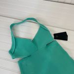 Guess NWT Green Scuba Ruffled Hem Cut Out Mini Dress Size S Photo 3