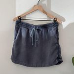 Anthropologie  Cloth & Stone Adjustable Tie Waist Skirt 100% Tencel Lyocell Mini Photo 0