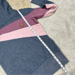 Naketano  Women’s Hoodie Pullover Brave New World in Gray Pink Maroon Rope M Photo 15