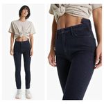 MOTHER Superior The Dazzler Shift Jeans Size 27 Black Photo 1