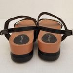 Bamboo  Black Strap Platform Sandals 7.5 Photo 3