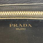 Prada  Vitello Move Half Zip Black Long Wallet - Preowned Photo 8
