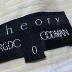 Theory Bergdorf Goodman Pale Yellow Striped Short Tennis Skirt NWT Size 0 Photo 4