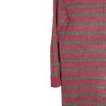 Talbots ‎ Petites Sweater Size SP Pink Green Striped 100% Linen Womens Photo 4