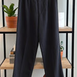 Chico's Vintage  High-Rise Linen Blend Dress Pant Trouser, M Photo 0