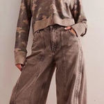 We The Free  Olsen Cuffed Crop Barrel Jeans Size 26 Photo 0