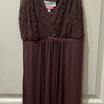 Jessica Simpson  maternity Brown Lace Nightgown Photo 0