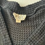 POL Boho Black Studded Ruffle Hem Tunic Top Size Small | Flowy Artsy Layered Photo 2