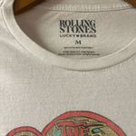 Lucky Brand  Rolling Stones Star Lips Graphic Tee size M Photo 1