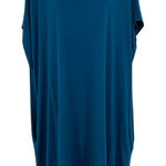 Universal Standard  Wide Neck Short Sleeve Knee Length Dress Blue Size Large Photo 0