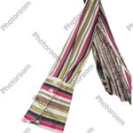 New York & Co. Women’s Stretch Collared  Long Sleeve Glitter Striped  Size M Photo 5