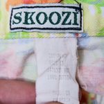 Vintage 90s Skoozi Yellow Floral Denim Shorts Size 25 Photo 8