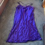 Amoureuse Purple Satin Two Piece Chemise Slip/Robe Set SIZE 4X Photo 6