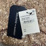 Melrose and Market  Rose Gold Sequin Top Sleeveless XXXL NWT Glam Bling Party Photo 7