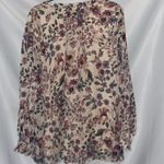 NWT AUTRES FILLES WO SIZE 2X FLORAL GOLD METALLIC THREADS LINED SHEER BLOUSE Photo 10