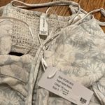 Gentle Fawn NWT  Riviera midi floral rayon linen Blend Dress mist tropical Photo 4