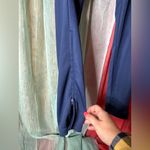 Adidas Women’s Navy Joggers with White Stripes Photo 1