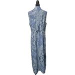 Emma James by Liz Claiborne Blue Paisley Sleeveless dress Size 14 Photo 1