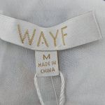 WAYF  One Shoulder Floral Chiffon Mini Dress NWT Size Medium Wedding Guest Dress Photo 7