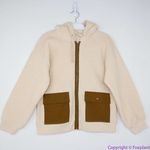 Madewell NEW (Re)sourced Fleece Hooded Zip Jacket, M, NB514 Photo 2