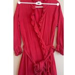 Rhode Resort Red Red Jagger Wrap Dress size L Size L Photo 7