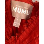 Show Me Your Mumu Regal Cotton Romper in Red L Photo 3