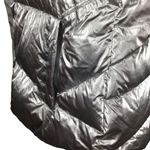 Athleta Plus Size Silver Metallic Downtown Vest Hi /Low Design Nwot Size 1X Photo 4