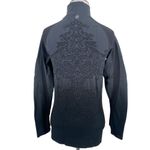 Athleta  Ombre Grey & Black Quarter Zip Pullover Top Size Medium Photo 5