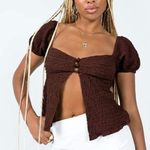 Princess Polly Patrea Top Brown Photo 0