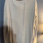 Jane and Delancey NWT  Women's Ribbed Cowl Neck Sweater - Beige Photo 4