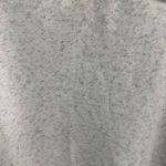 Bucket List VNeck Heathered White Pullover Sweatshirt Sz Small Casual Athleisure Photo 1