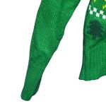 Unisex Ugly Christmas Sweater Beer Theme Medium Green Holiday Crew Neck Photo 2